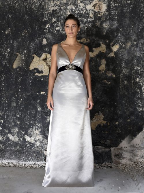 Vestido Largo  Fiesta y Eventos Javier Barrio Selene 38A