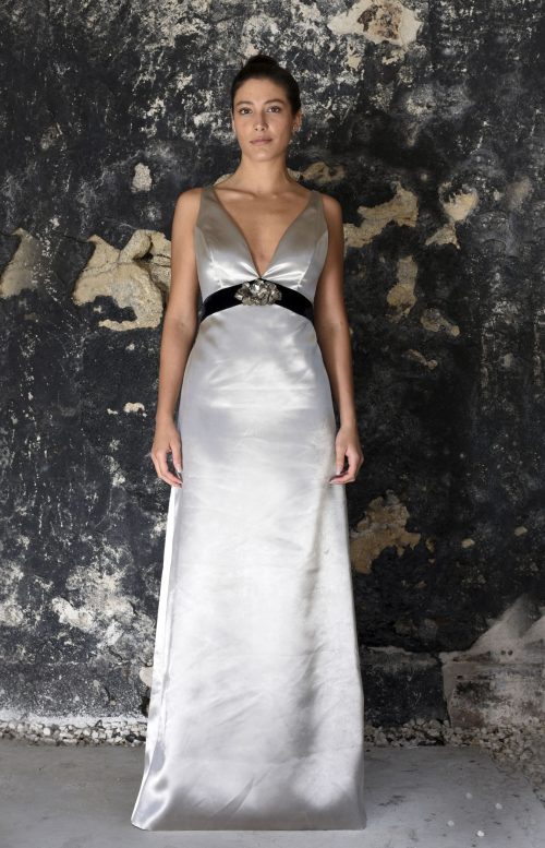 Vestido Largo  Fiesta y Eventos Javier Barrio Selene 38A