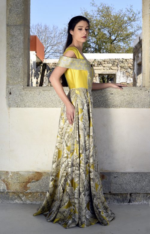 Vestido Largo  Fiesta y Eventos Javier Barrio Solaris 130A