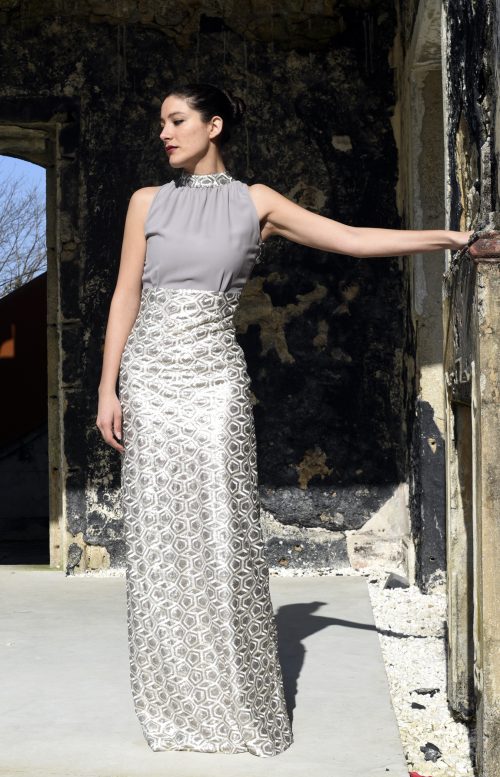 Vestido Largo  Fiesta y Eventos Javier Barrio Perséfone 28B